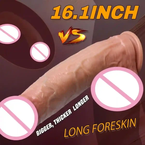 dildo mit vorhaut realistische details