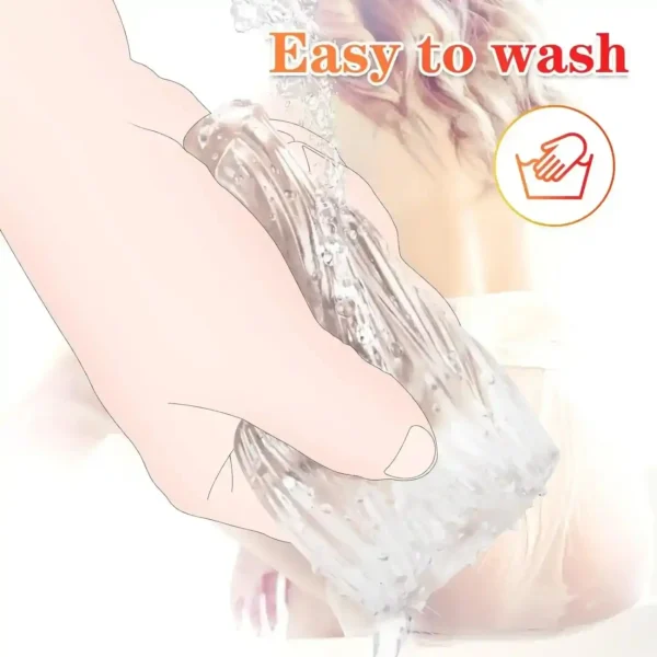 durchsichtiger masturbator für selbstbefriedigung