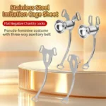 edelstahl cock cage mit hüft bandsystem