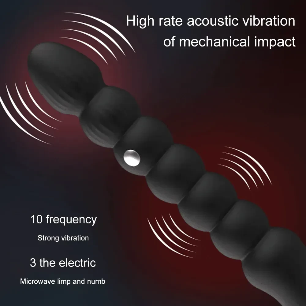 eiformiger analplug mit usb