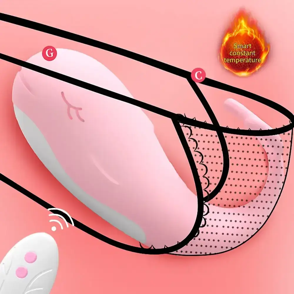 eiformiger g punkt vibrator beheizbar