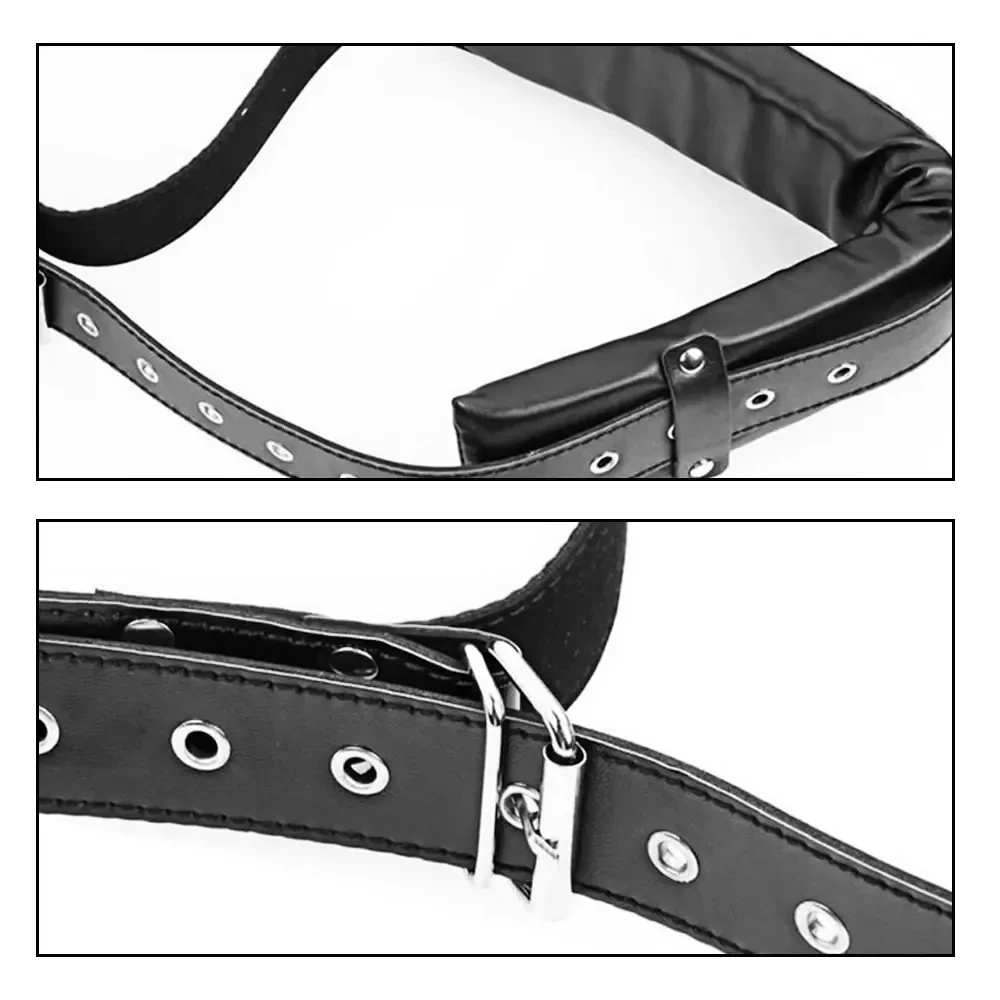 einstellbare schnallen bdsm set leder