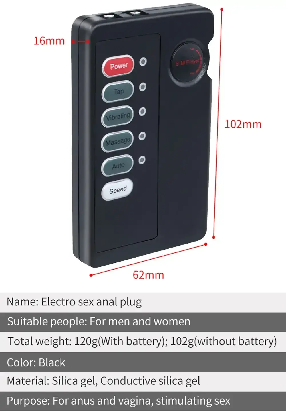 elektrischer anal plug fur frauen