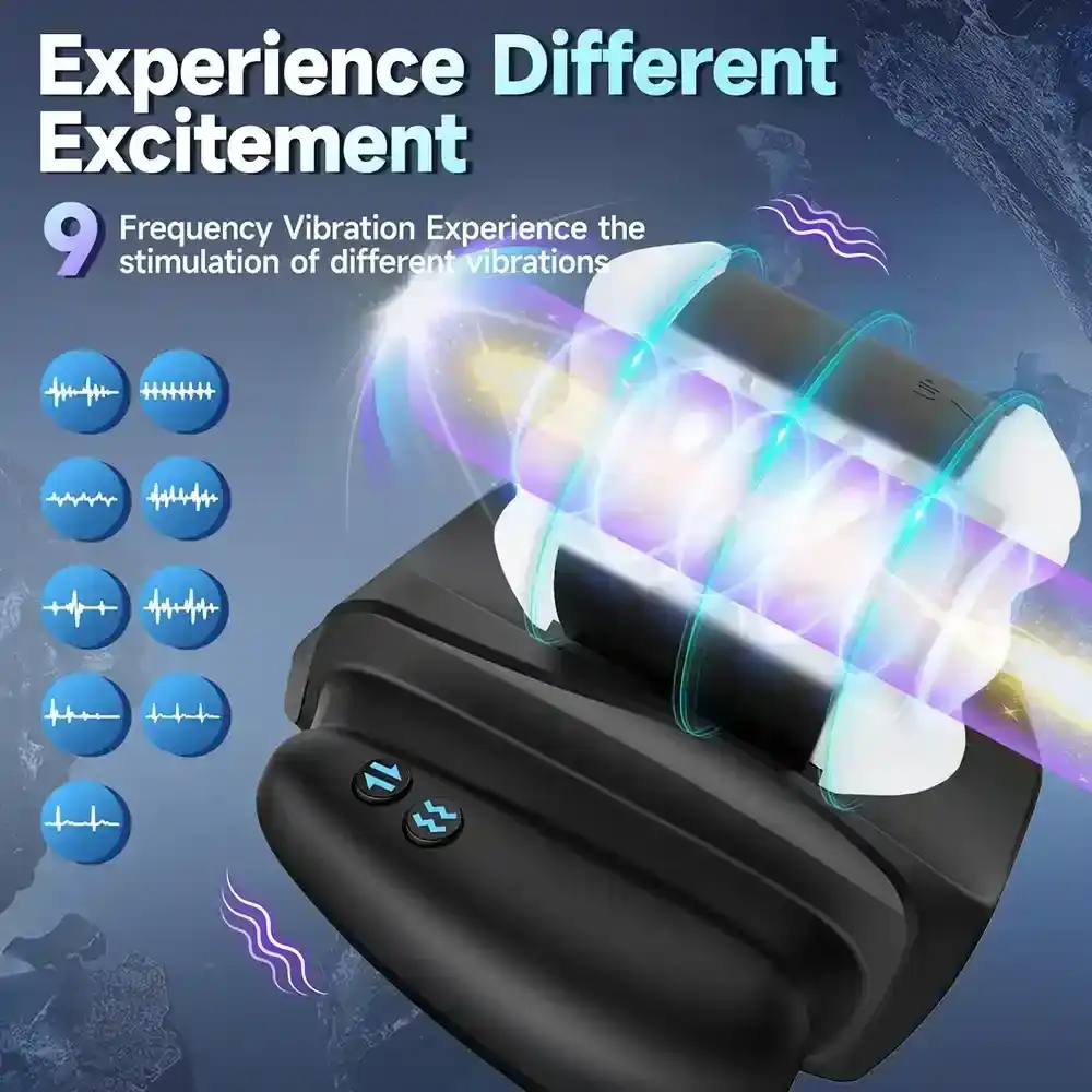 elektrischer masturbator 9 vibrationsmodi