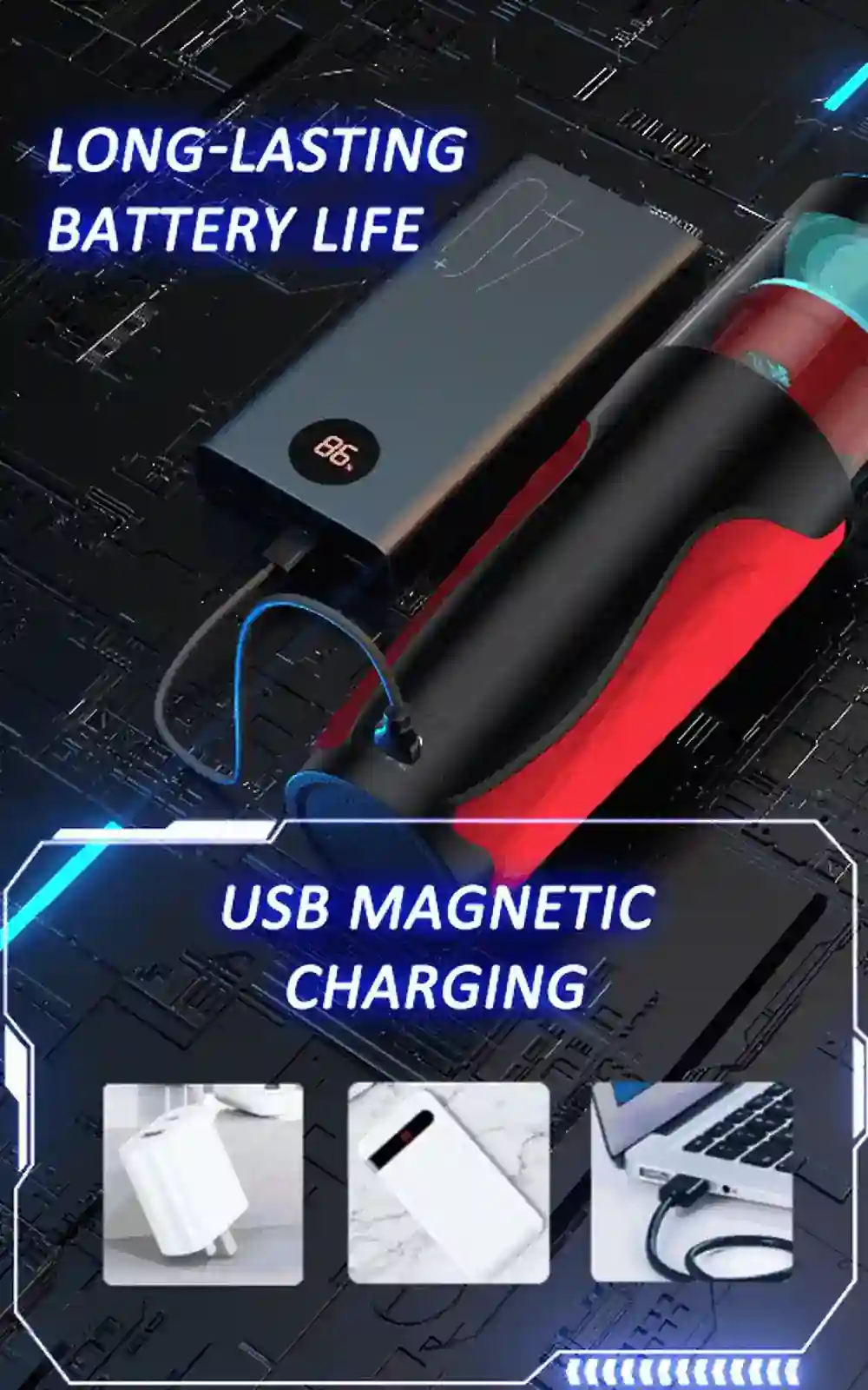 elektrischer masturbator tpe mit rotation