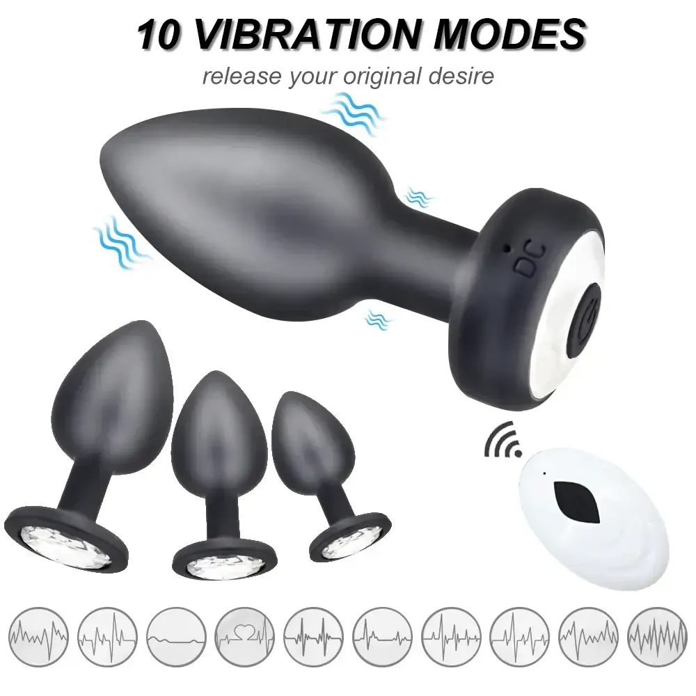 fernbedienbarer anal plug set