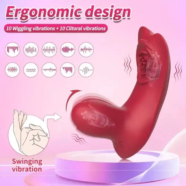 ferngesteuerter rose vibrator silikon