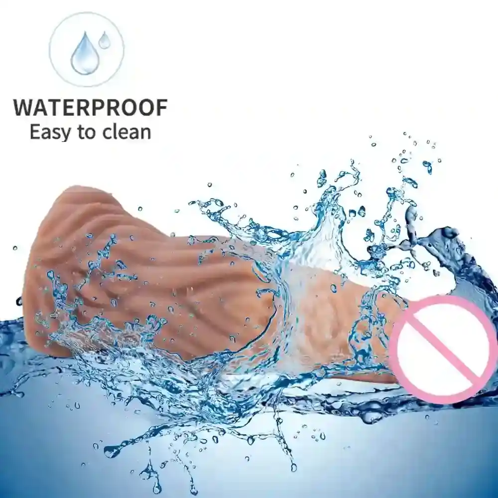 fleischfarbener dildo mit saugnapf real