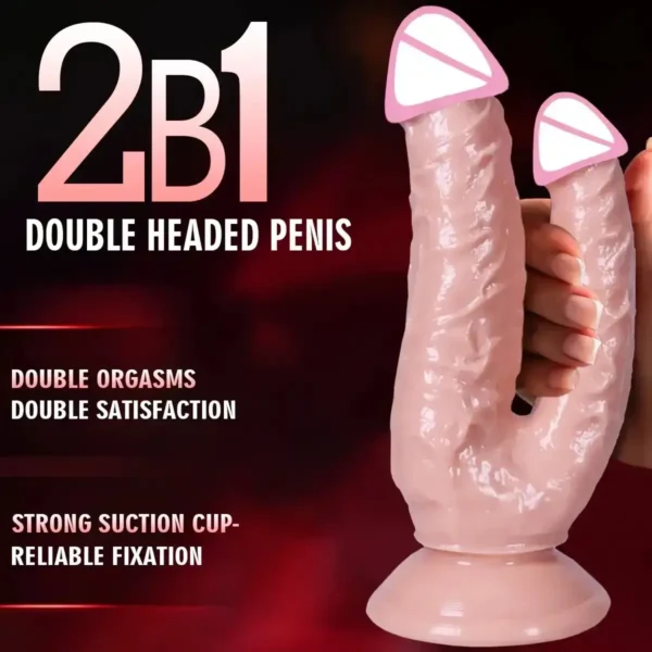 flexibler pvc doppel dildo