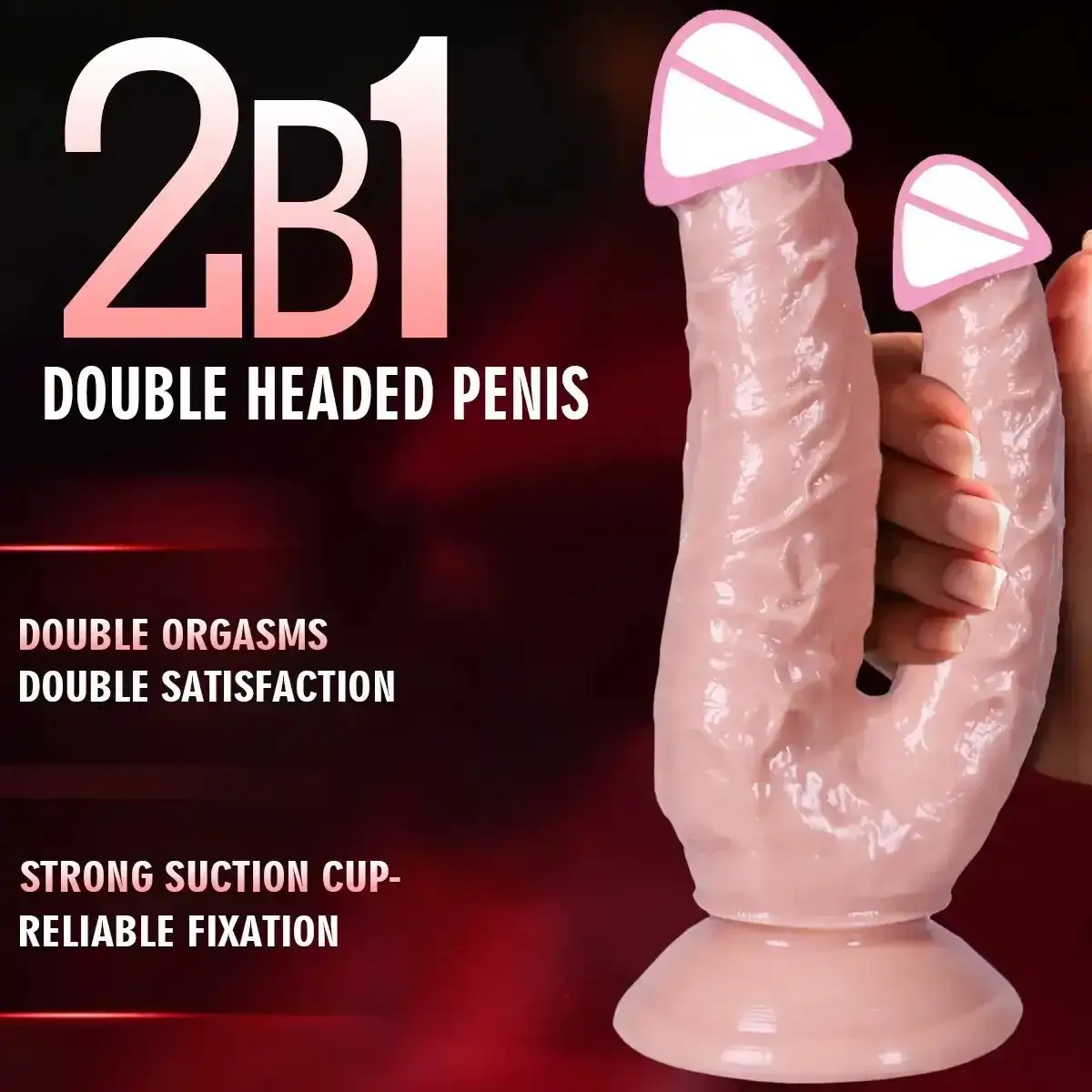 flexibler pvc doppel dildo