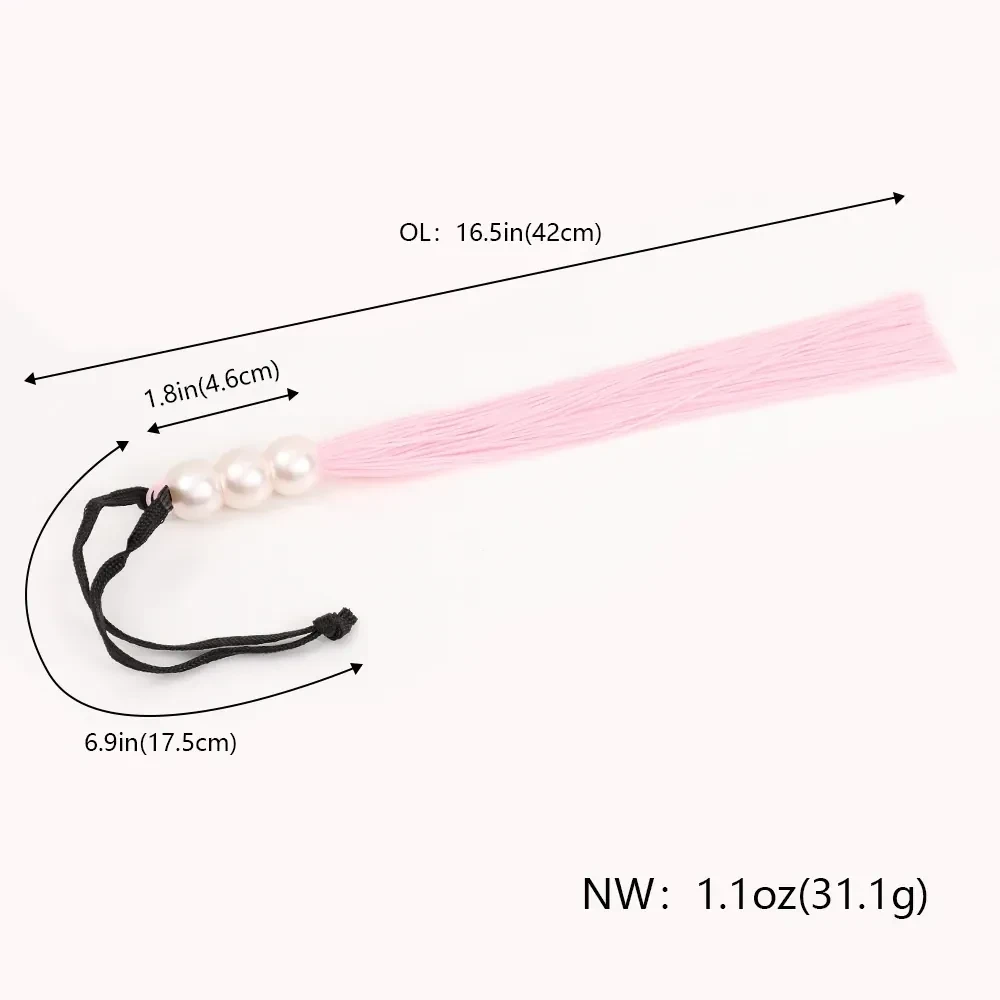 flogger silikonquasten rot oder pink