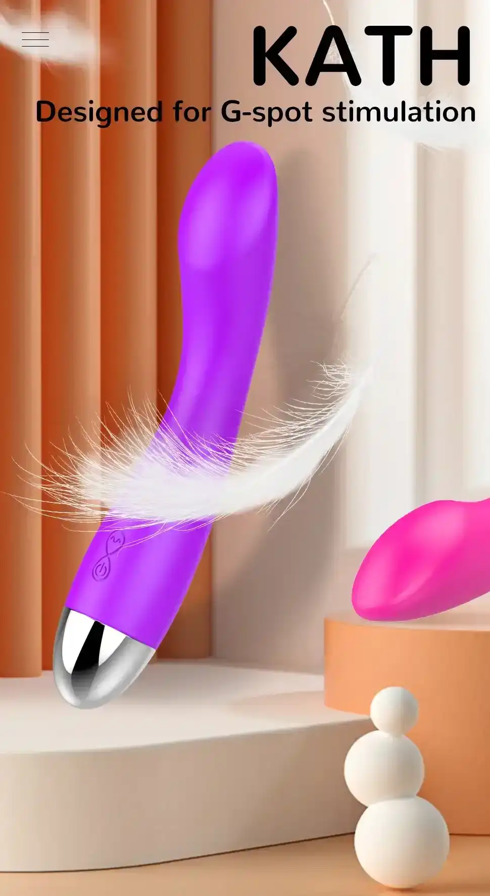 g punkt massagegerat silikon stabform