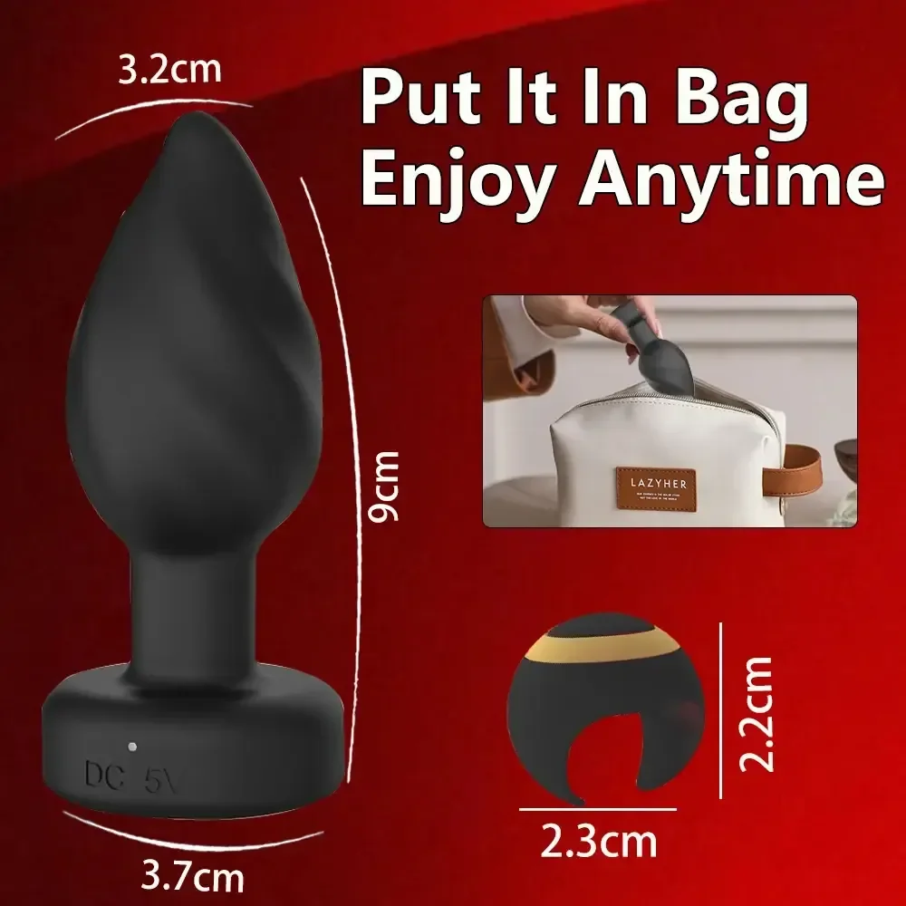 gerauscharmer analplug aus silikon