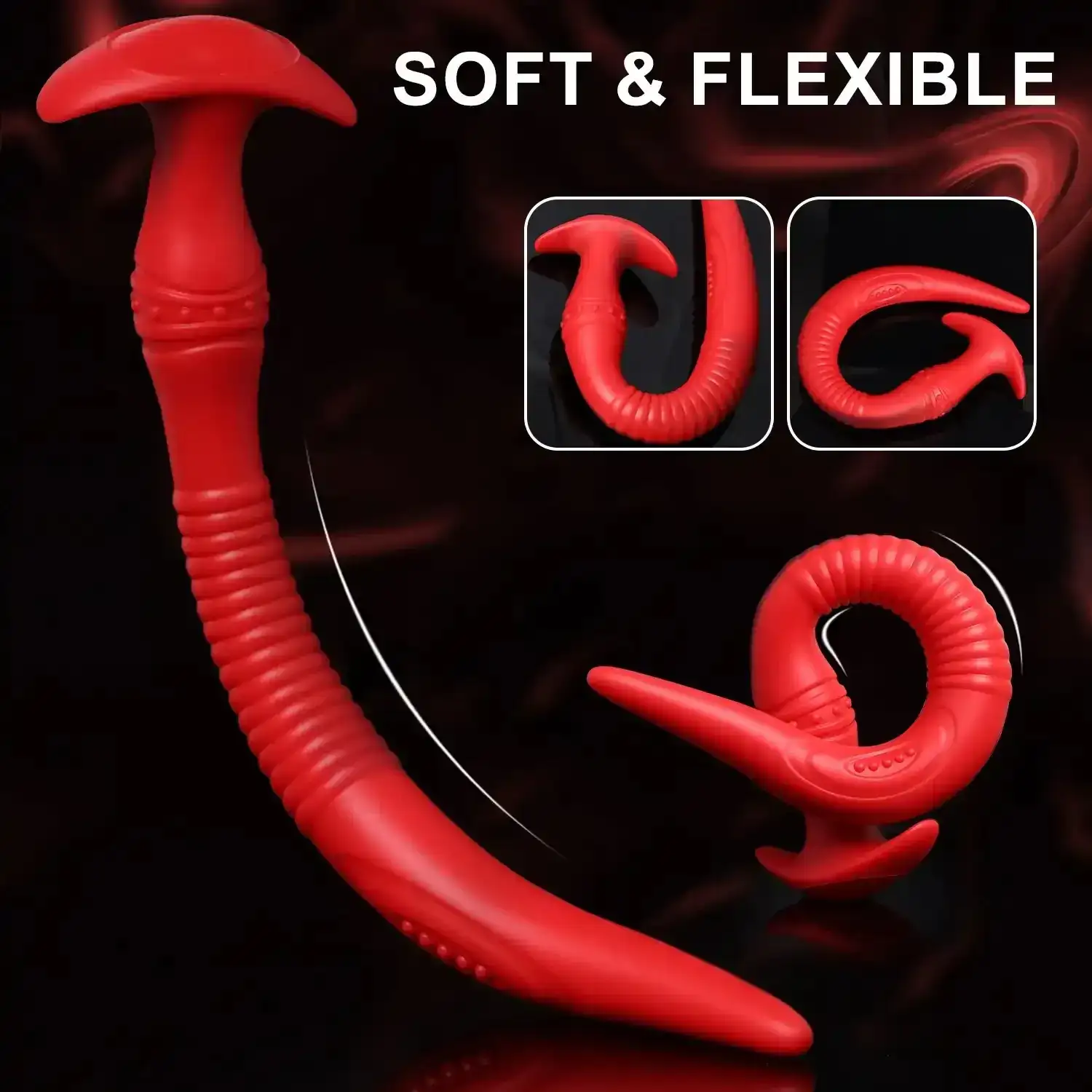 gerippter anal dildo für mehr stimulation