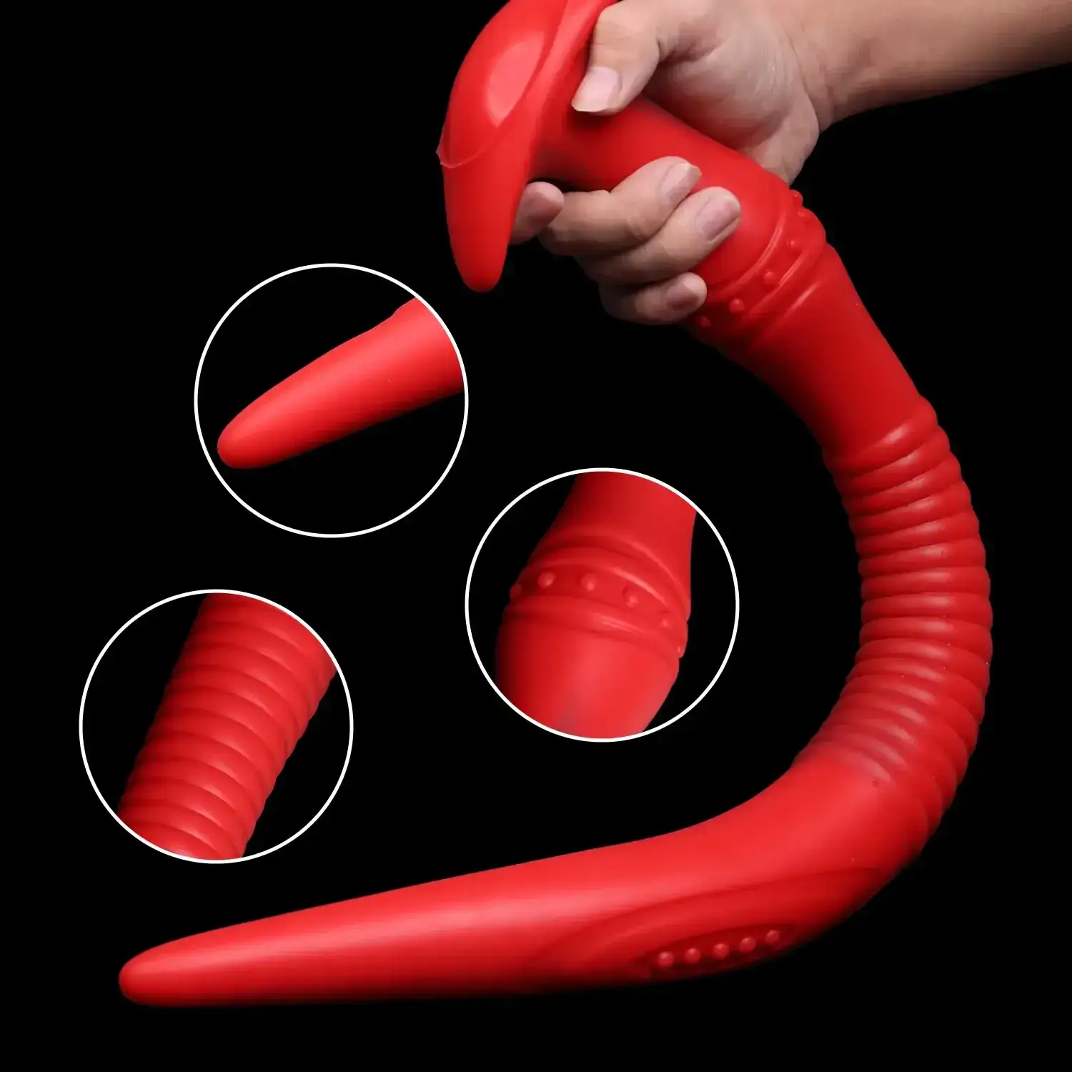 glatter anal plug mit t griff