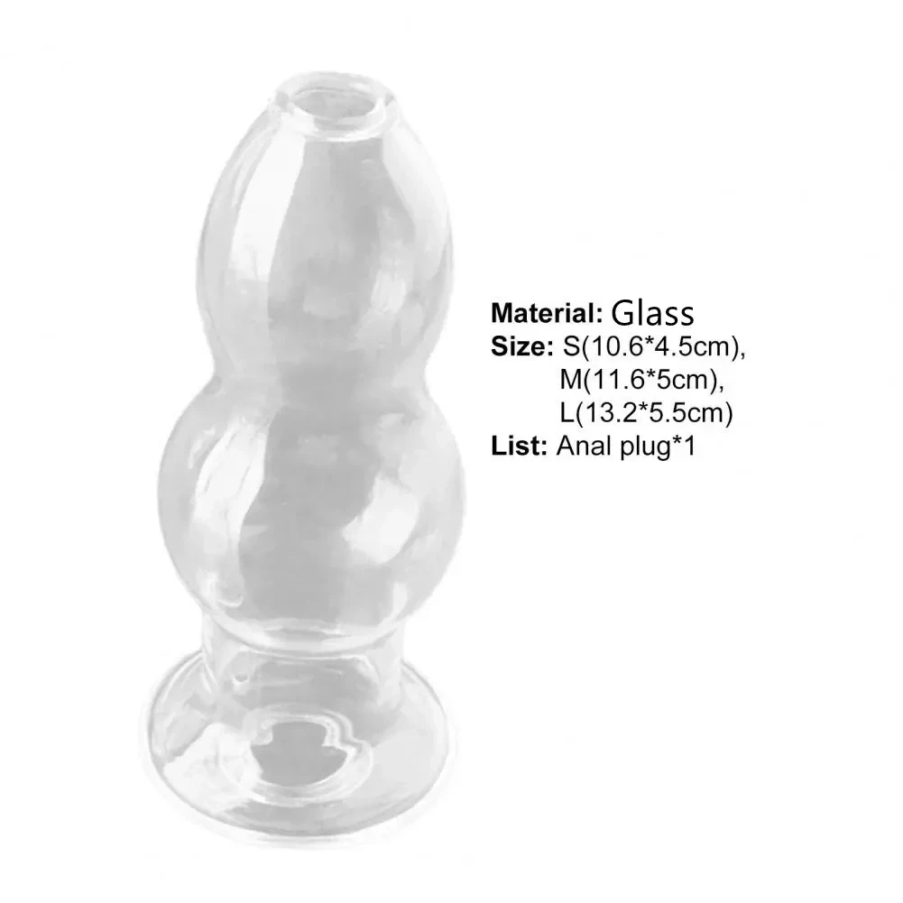 glatter anal plug transparent