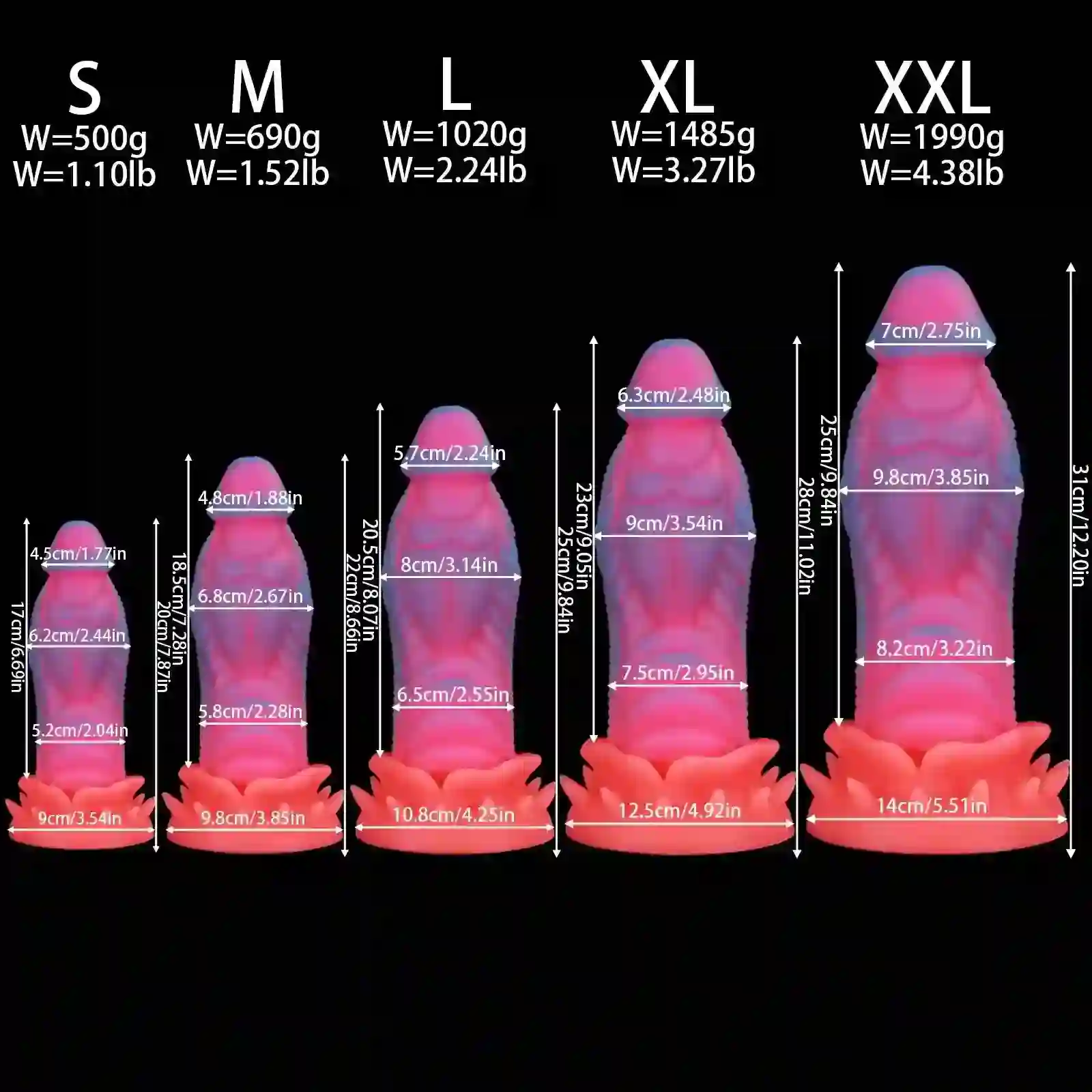 glow in the dark analplug