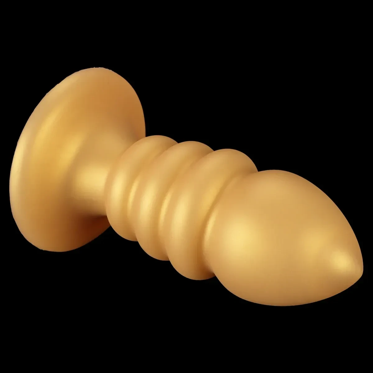 goldener silikon anal dildo saugnapf
