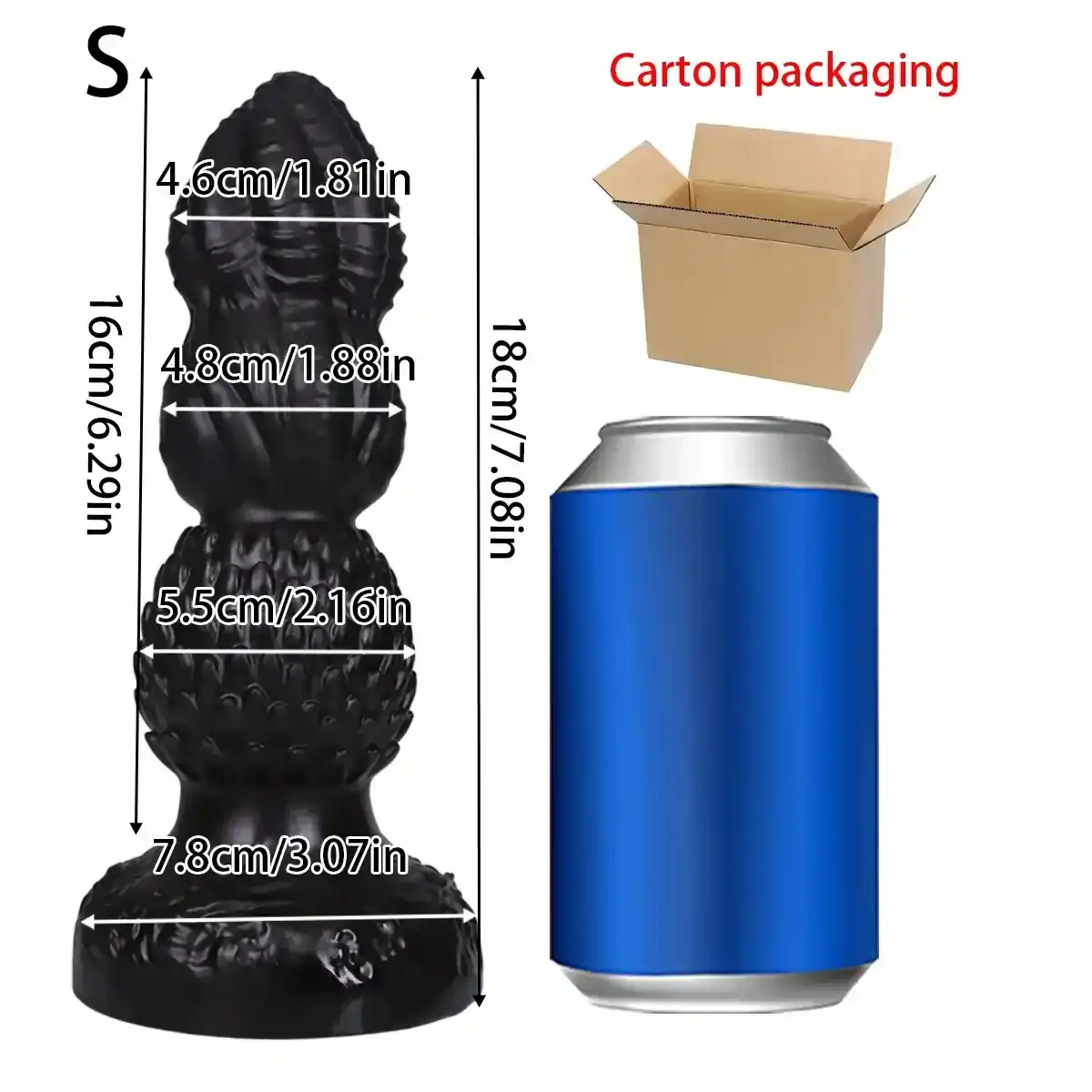 grosser anal plug plastik