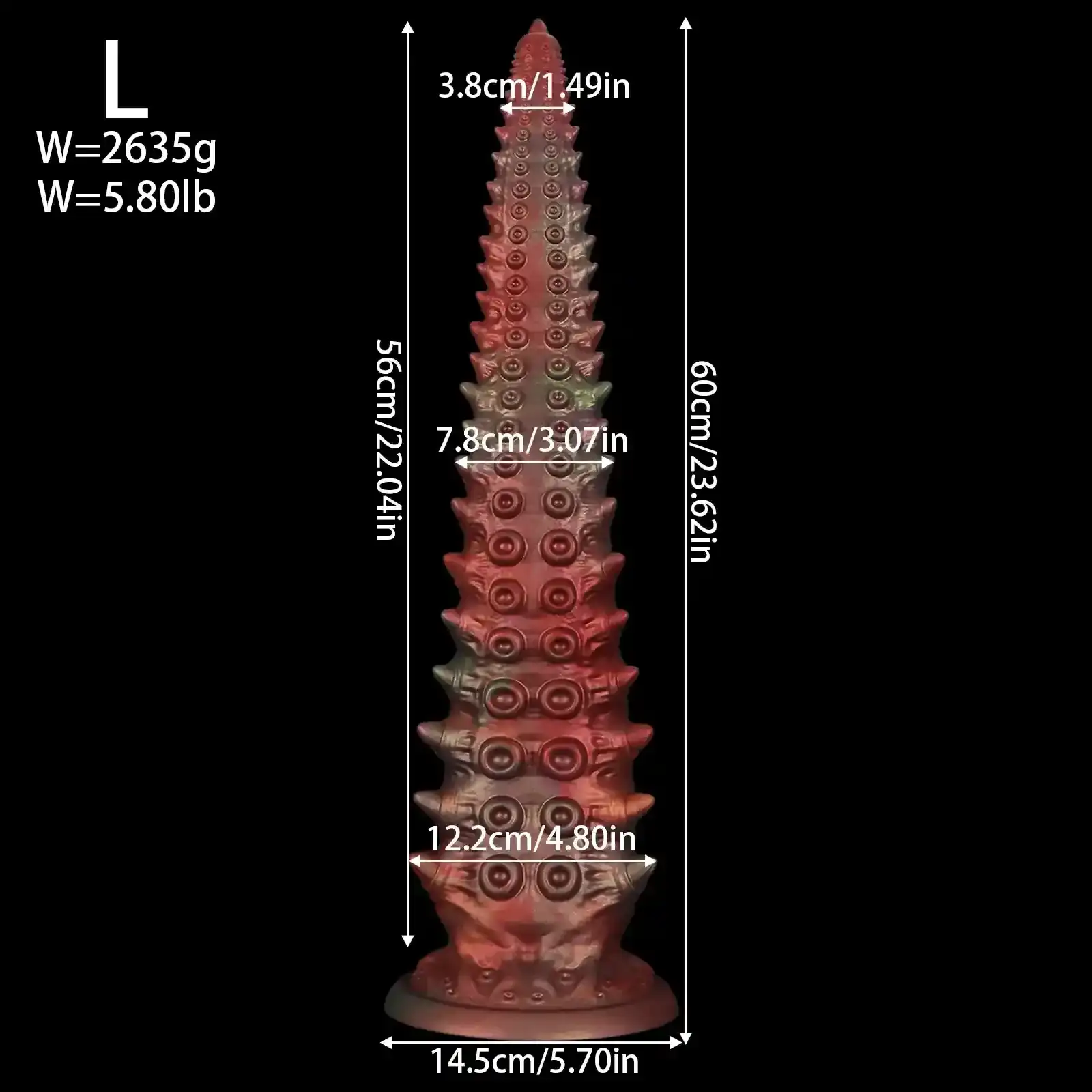 grosser anal plug saugnapf basis