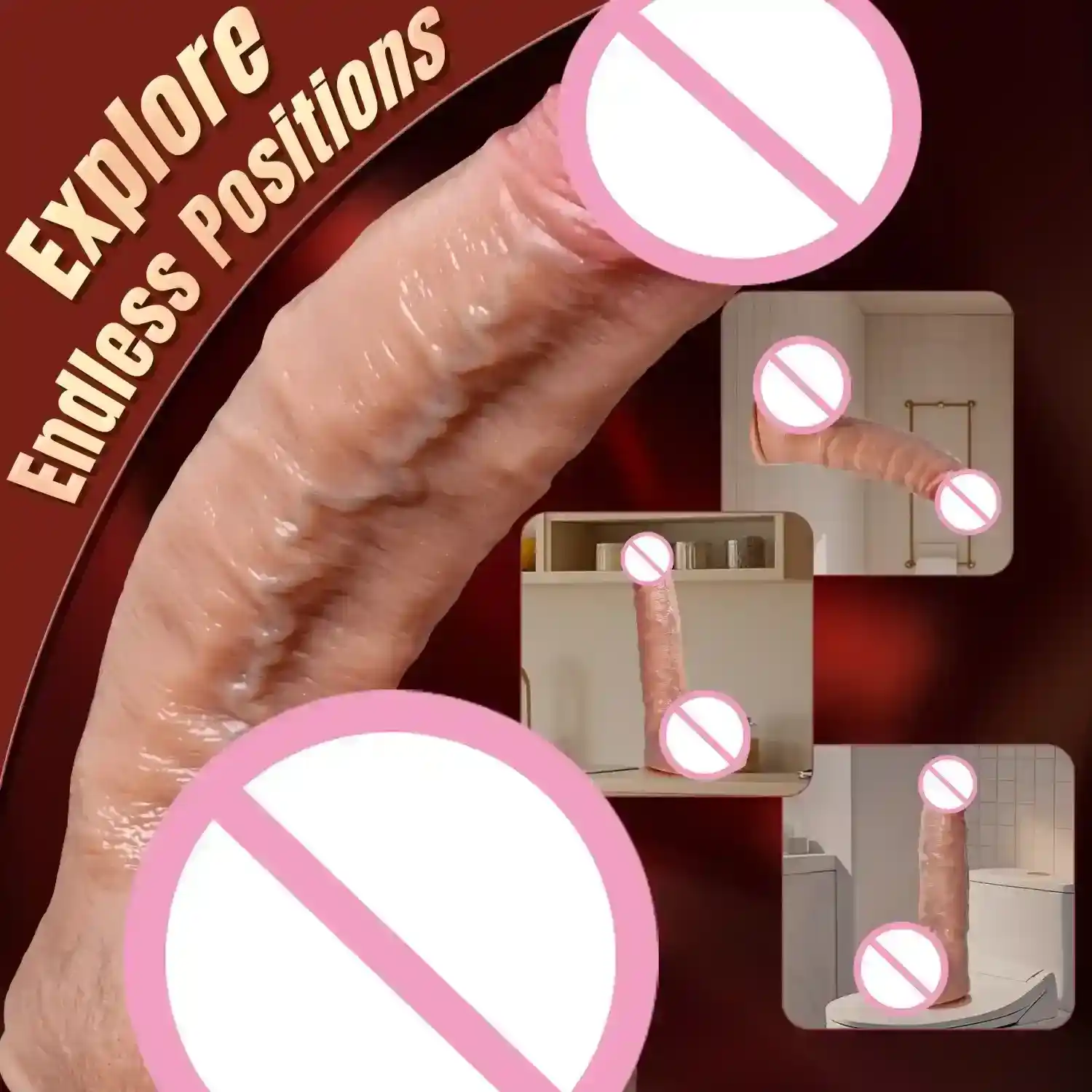 grosser analdildo mit starkem saugnapf