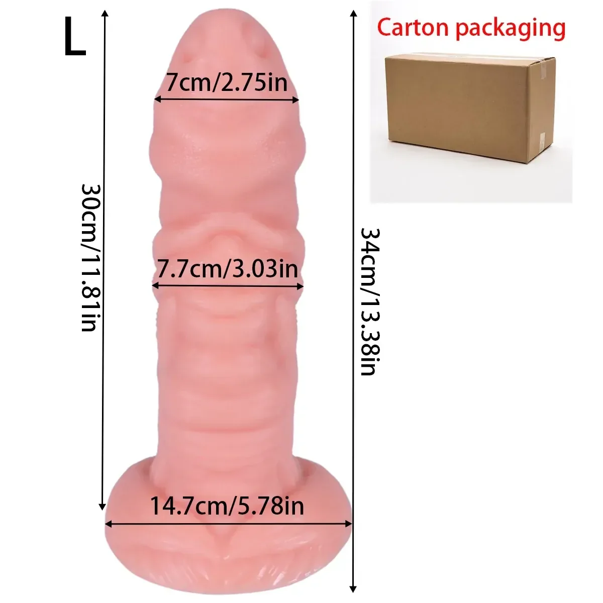 grosser analplug gerippte oberflache