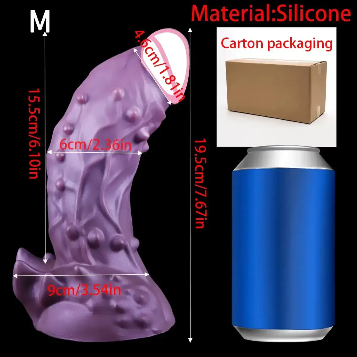 grosser analplug mit realistischer form