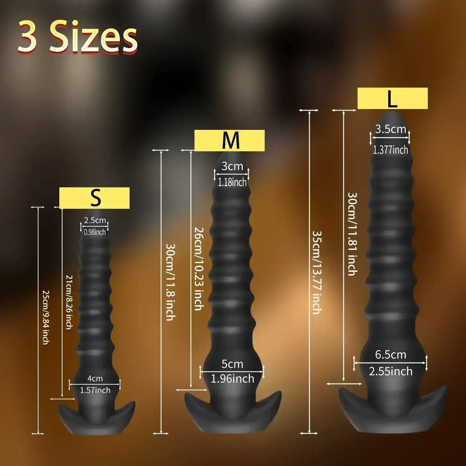 grosser analplug mit silikonkugeln