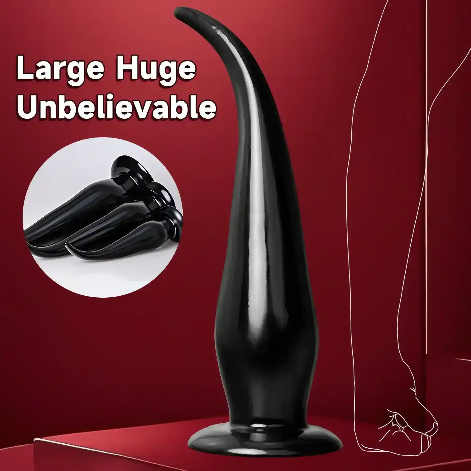 grosser analplug prostata massage