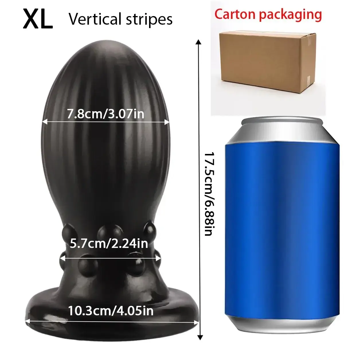 großer analplug pvc gewinde