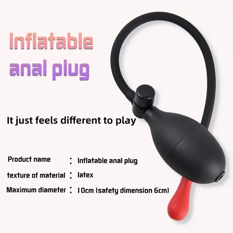 grosser aufblasbarer anal plug