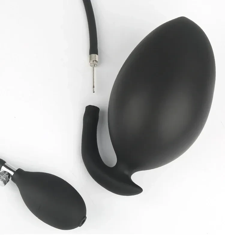 grosser aufblasbarer analplug silikon 1