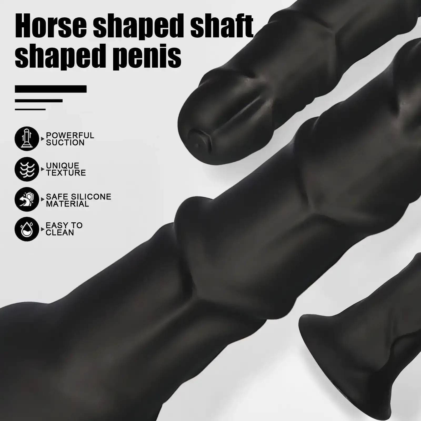 grosser pferdedildo mit saugnapf basis 1