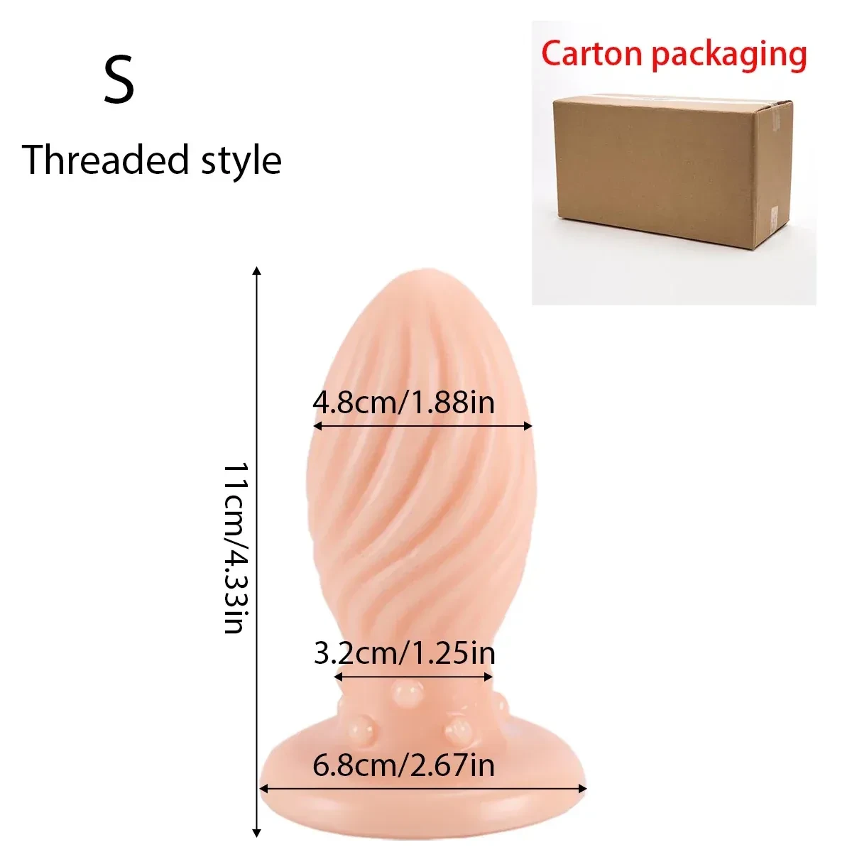 grosser pvc analplug dehnung