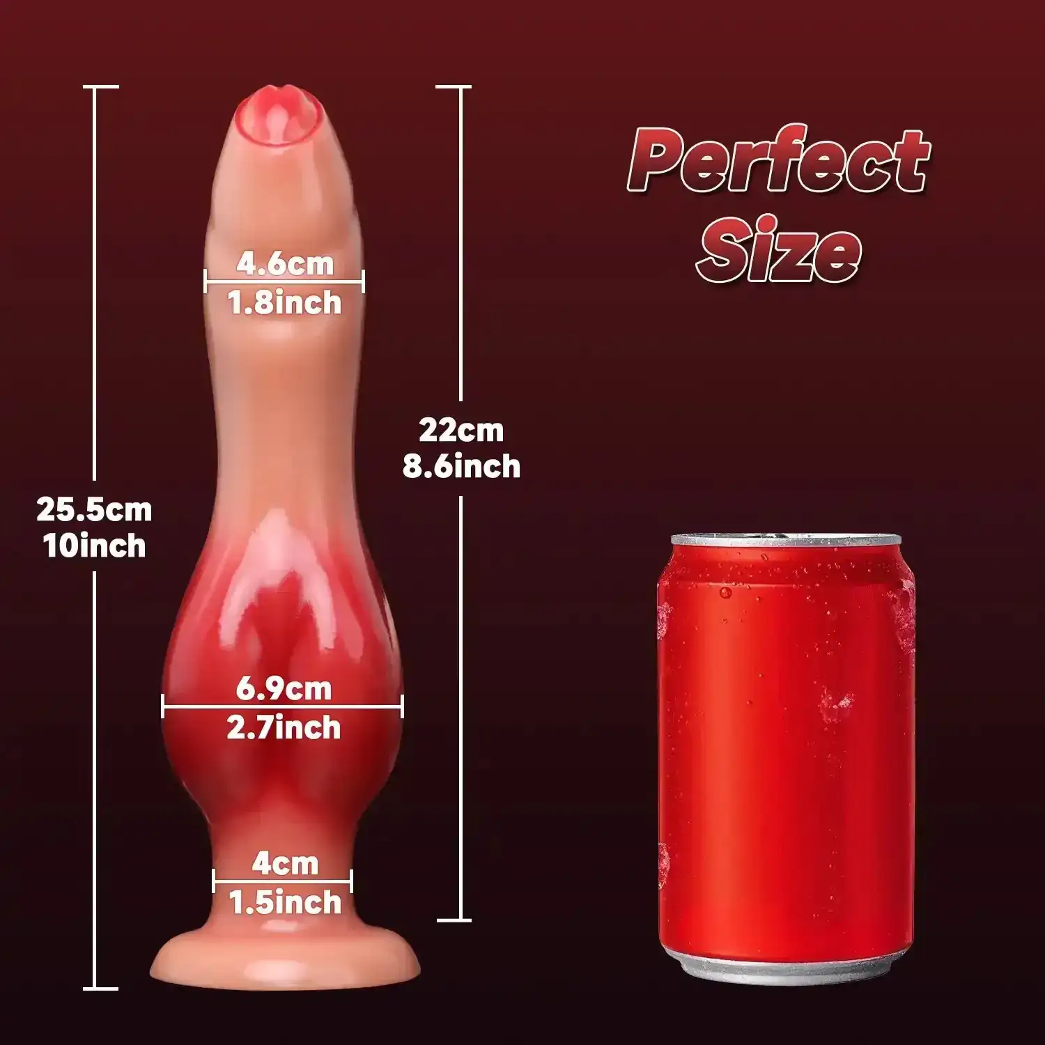 großer schwarzer analknoten dildo