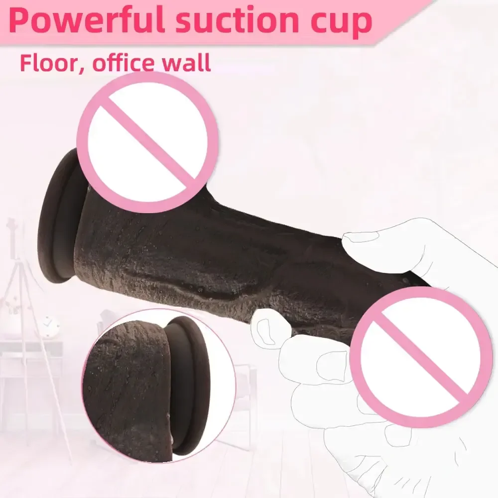 hautahnlicher dildo mit saugnapf gross 1