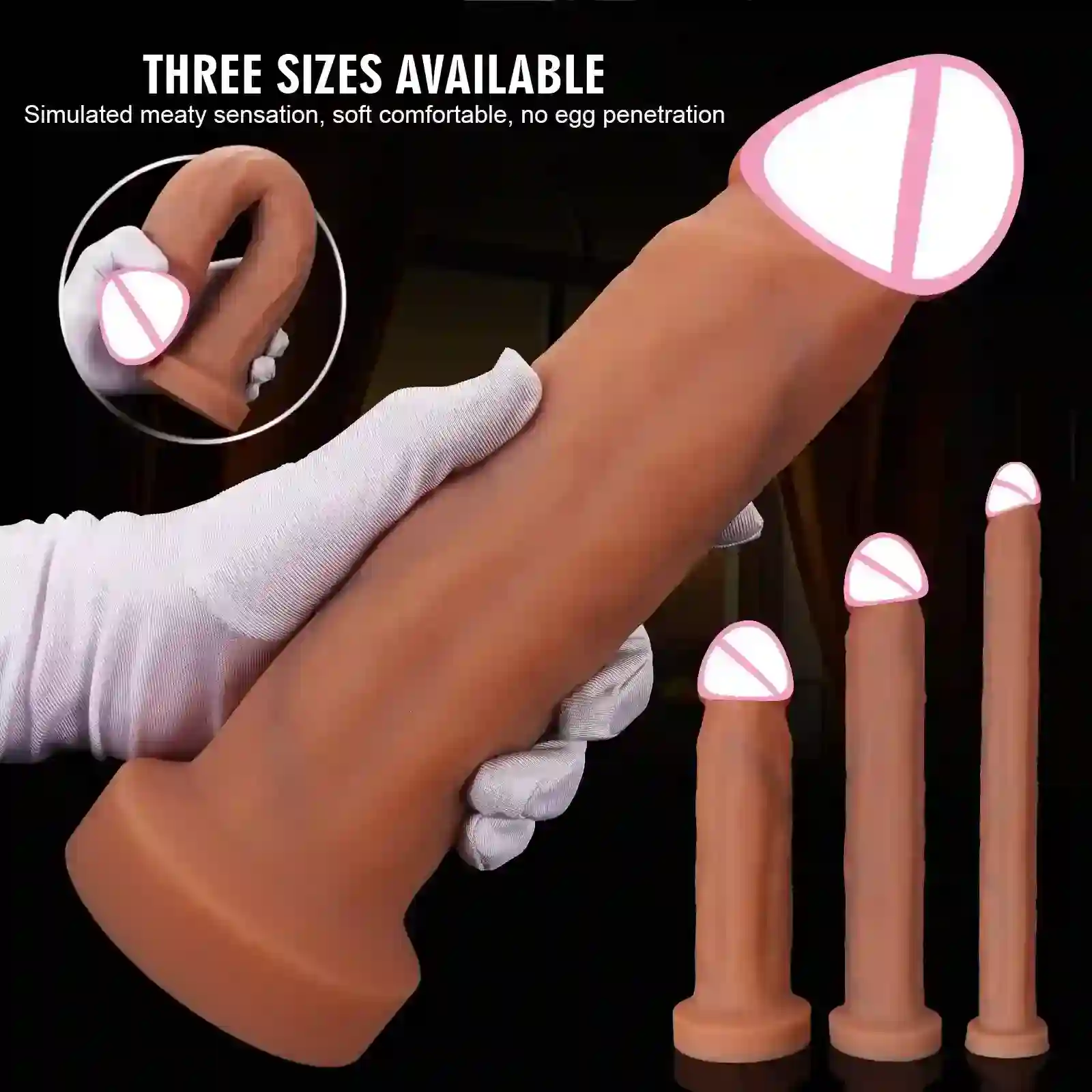 hautfarbener dildo mit saugnapf gross 2