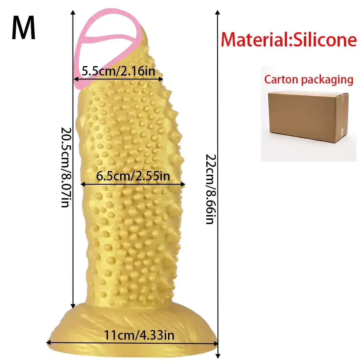 hautfarbener dildo mit starkem saugnapf 11