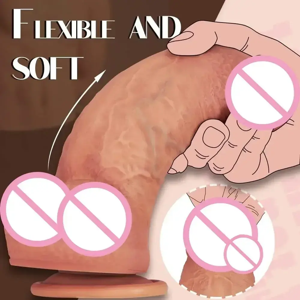 hautfarbener dildo mit starkem saugnapf