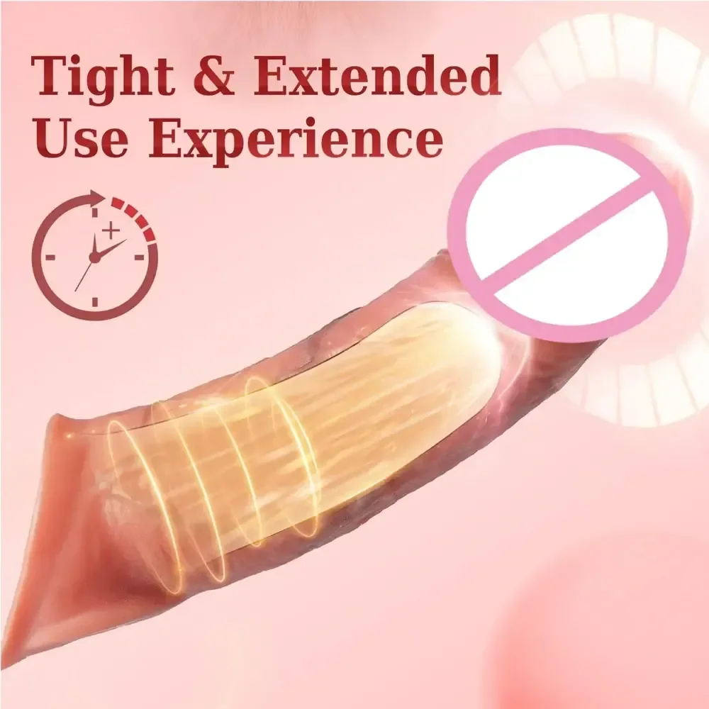 hautfarbener penis sleeve silikon