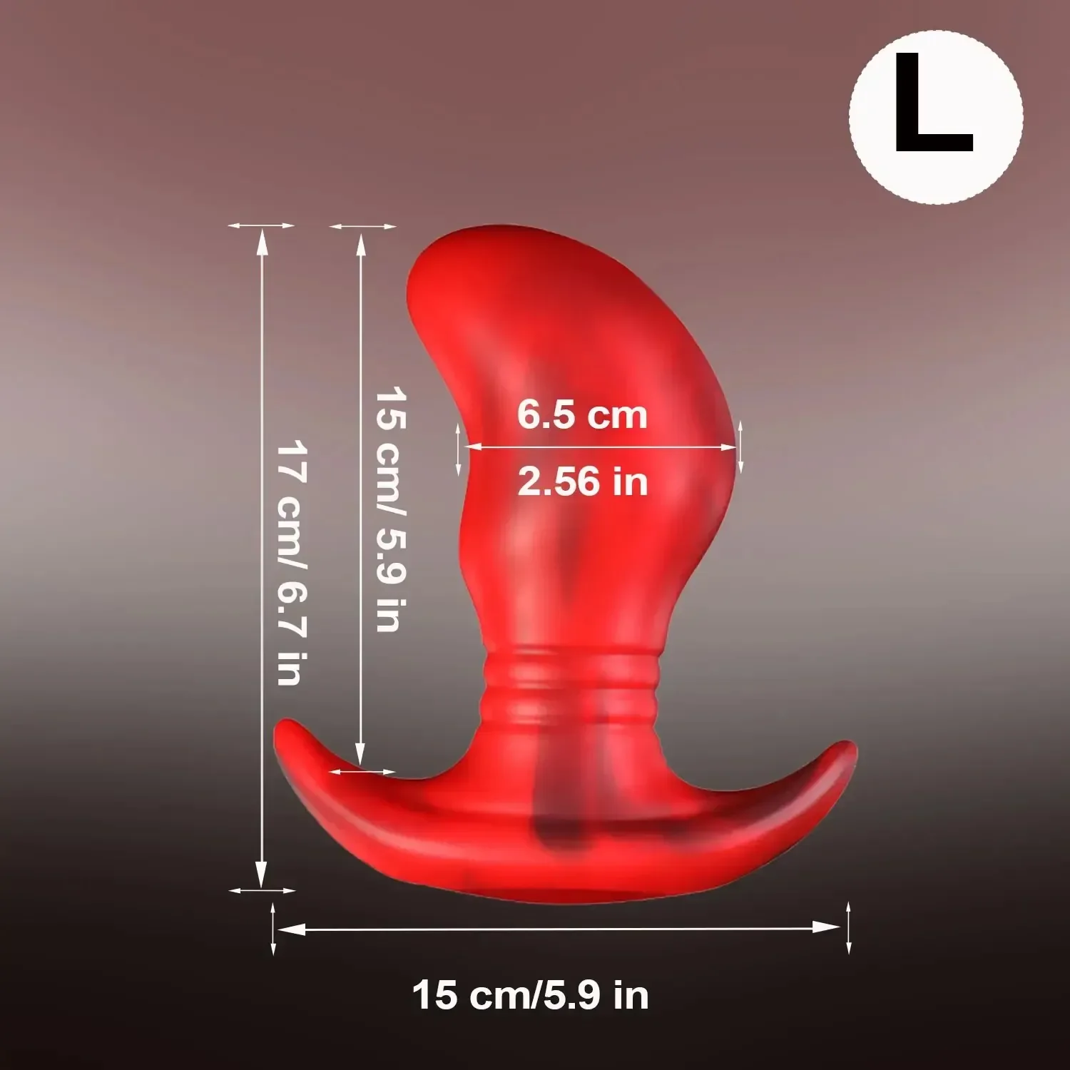 hautfarbener silikon anal plug