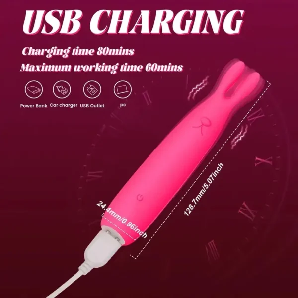 hautfreundlicher silikon g punkt vibrator