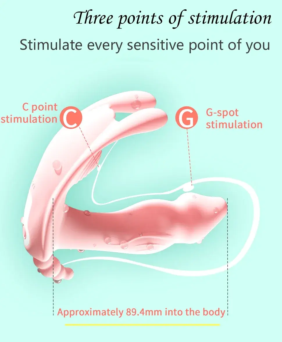 hautfreundlicher silikon panty vibrator