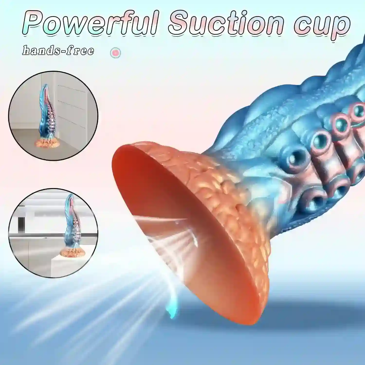 hautfreundlicher silikon tentakel dildo