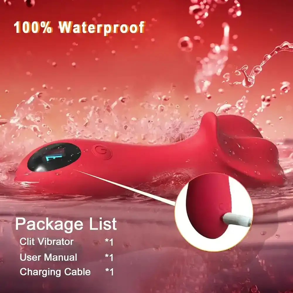 hautsicherer klitoris vibrator mit lcd