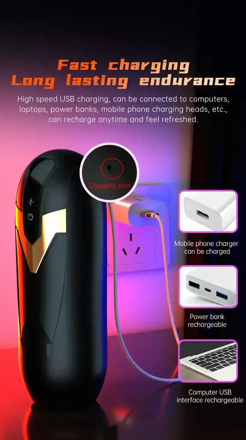 heizender masturbator mit lcd display