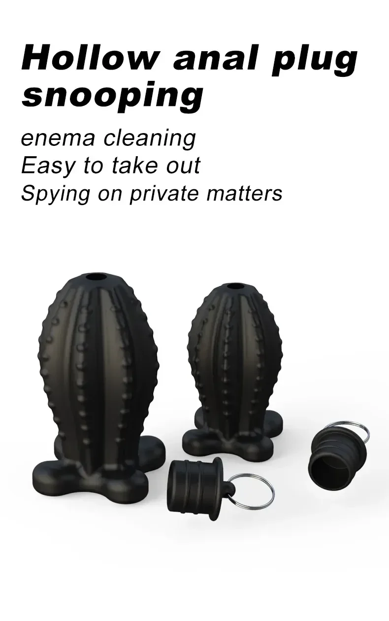 hohler anal plug silikon textur