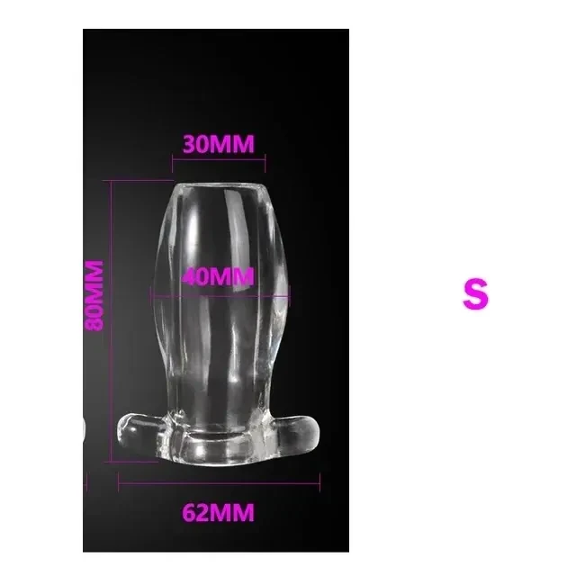 hohler analplug transparent tpe