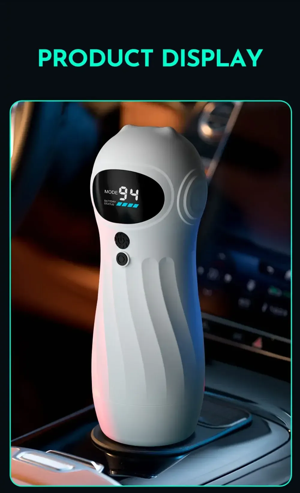 isensualflow de abs tpe silikon masturbator schwarz