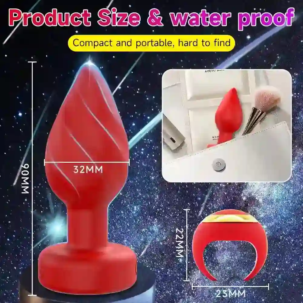 isensualflow de anal plug mit fernbedienung silikon